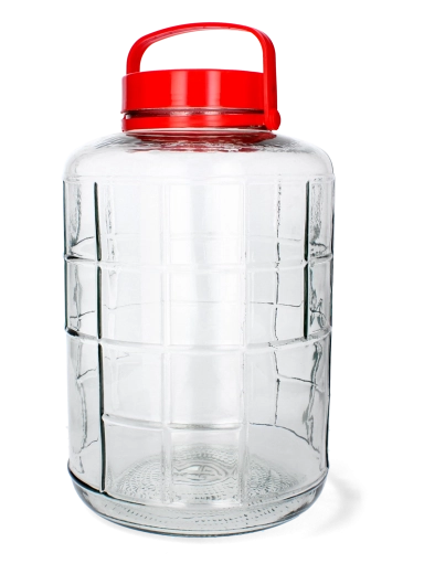 Universāls stikla trauks 16 l ar plastmasas vāku