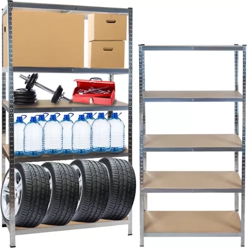 Metāla plaukts 180 × 90 × 40 cm ar 5 plauktiem MALATEC