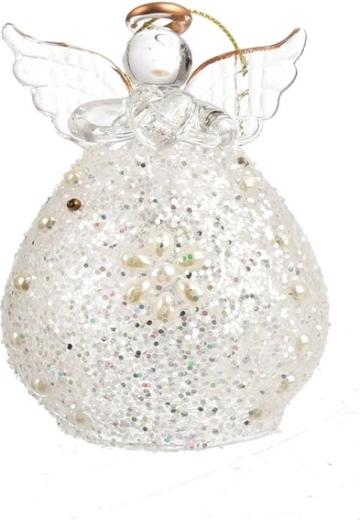 Clear Hanging Angel 7 × 7 × 9 cm