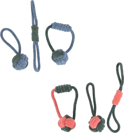 Dog toy – polyester rope tug toy (6 variants)