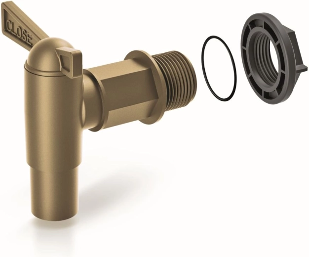 Cantap 2 Golden Spigot for Rain Barrel