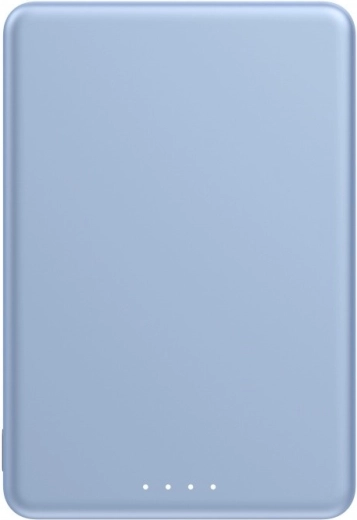 Īpaši plāna magnētiskā powerbanka 5000 mAh, zila