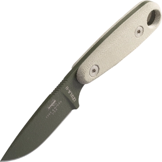 Ergonomic Micarta and secure grip