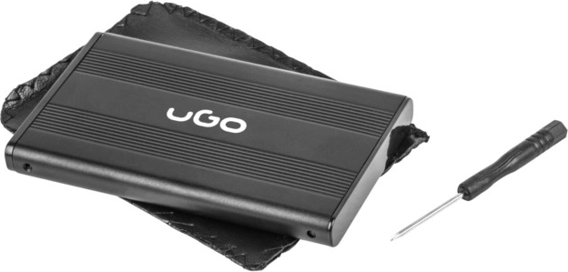 External aluminum 2.5" SATA USB 2.0 portable drive enclosure UGO