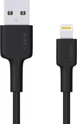 Aukey Lightning – USB-A cable 2 m with nylon braid and MFi certification
