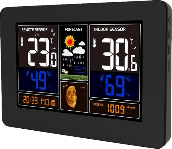 Wireless sensor with a range of up to 60 m