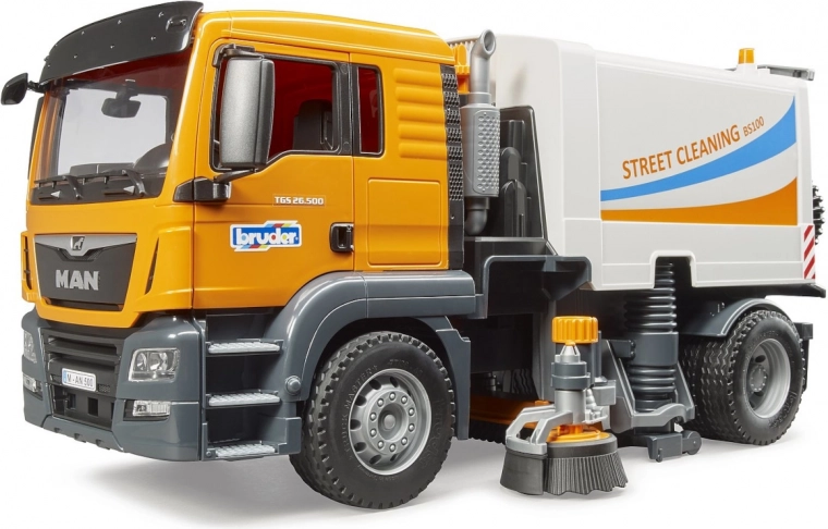 BRUDER MAN TGS ielu slaucīšanas auto 1:16