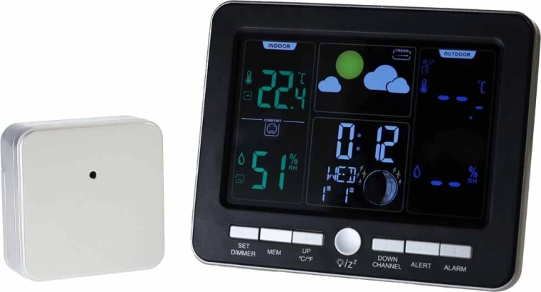 Wireless outdoor sensor up to 100 m