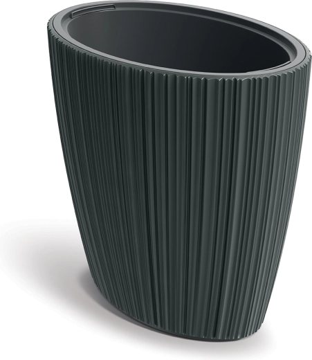 Oro Planter, Dark Gray, 59.5 cm