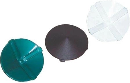 Plastmasas vāciņš žoga stabam 80 mm ar atsperi, zaļš