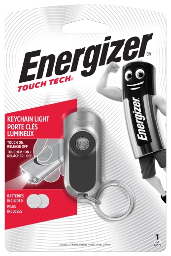 Energizer Touch Tech atslēgu piekariņš ar LED gaismu