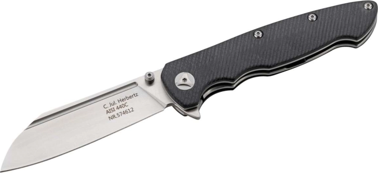 Vienrokas kabatas nazis 9 cm Sheepfoot, G10, melns