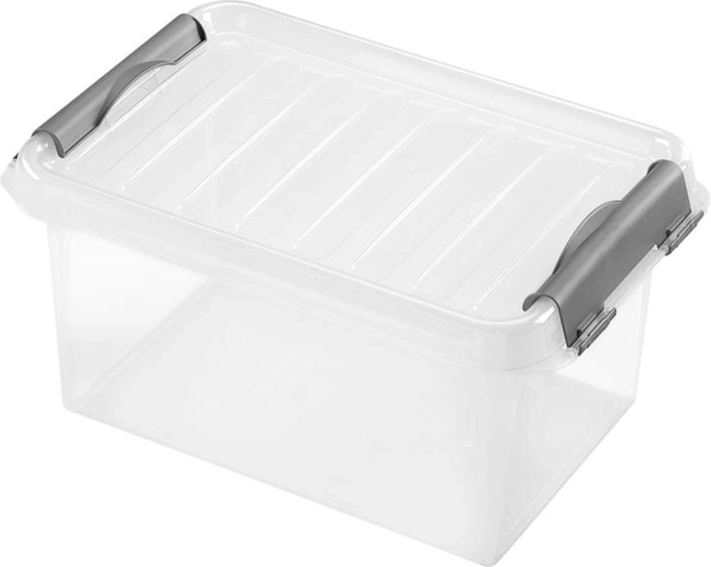 Plastmasas uzglabāšanas kaste ar vāku 4 l