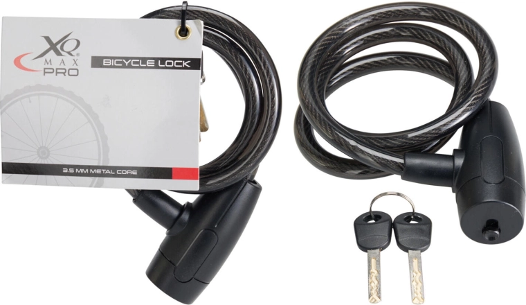 Cable bike lock 10 × 800 mm, 2 keys