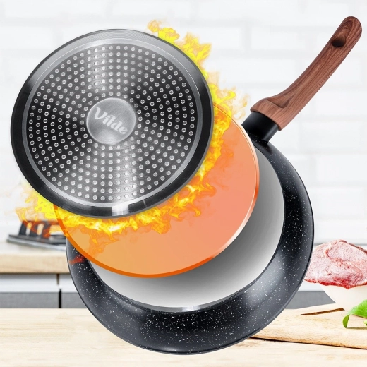 Indukcijas dibens un vienmērīga siltuma izkliede