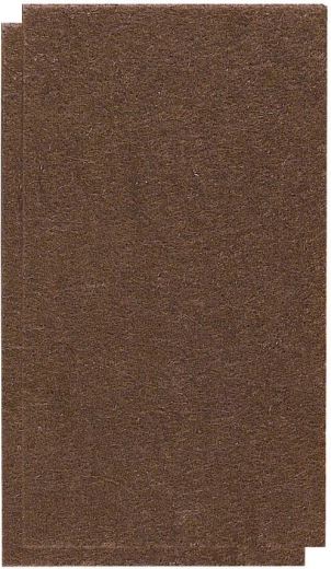 Filca pašlīmējošie paliktņi mēbelēm 100 × 60 mm, brūni (2 gab.)