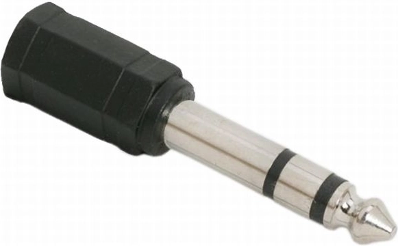 Stereo adapteris no Jack 3,5 mm uz Jack 6,3 mm
