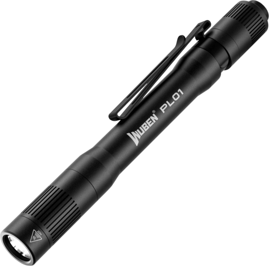 Wuben PL01 kabatas LED lukturītis pildspalvas formā 650 lm melns