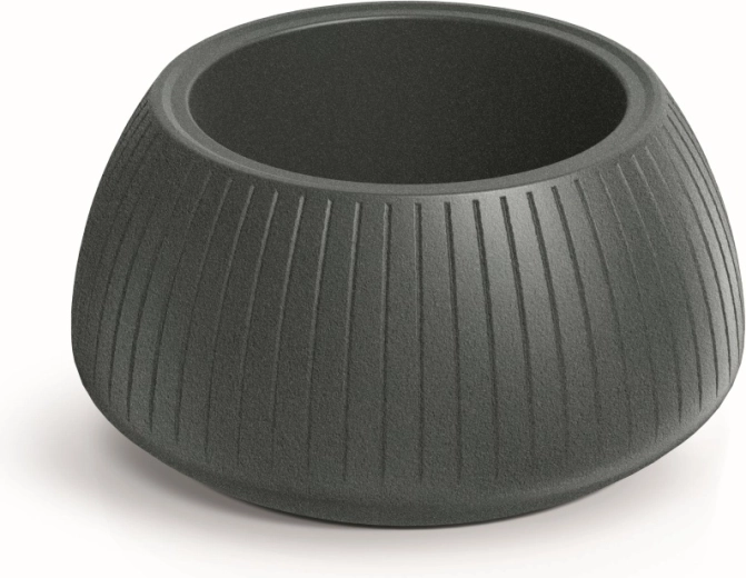 Coro Bowl Planter 48 cm graphite