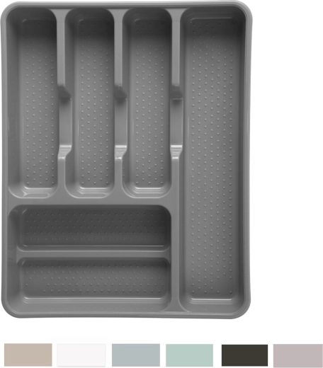 Dem cutlery tray plastic drawer organizer 38 × 30 × 4.5 cm, assorted colors