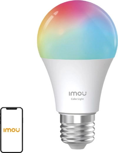 IMOU viedā LED spuldze E27 (Matter), 9 W, 806 lm, RGB + CCT