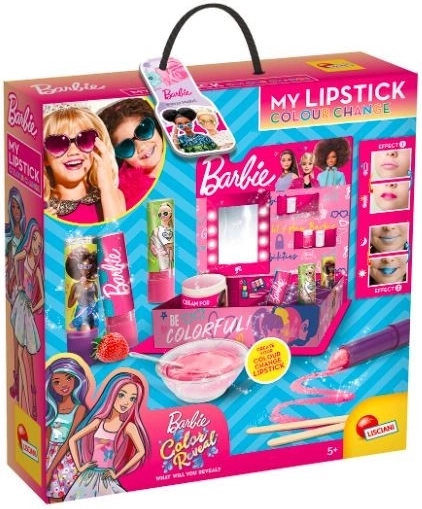 Barbie maina krāsu – lūpu spīdumu veidošanas komplekts