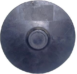 Gumijas disks 124 mm akmeņu slīpēšanai un pulēšanai