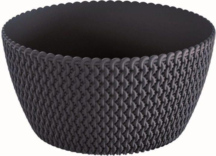 Augu bļoda Splofy 23,6 cm antracīta
