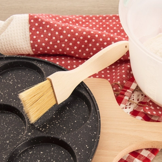 Wooden design gentle on surfaces