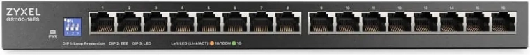 16× gigabita ports augstai caurlaidībai