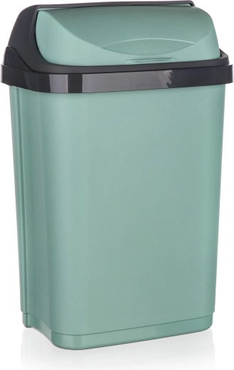 Green waste bin with flip lid 10 l