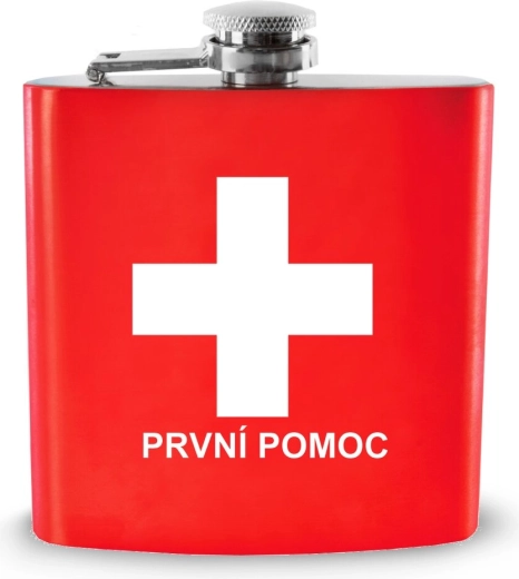 Kabatas nerūsējošā tērauda blašķe “Pirmā palīdzība” 170 ml
