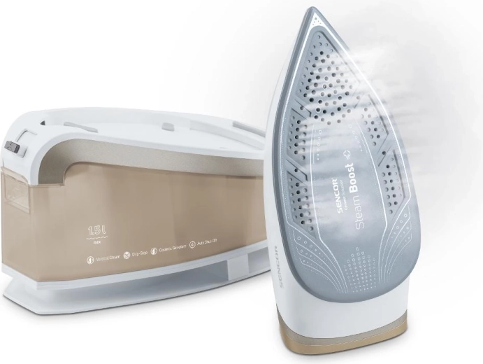Powerful steam for faster ironing