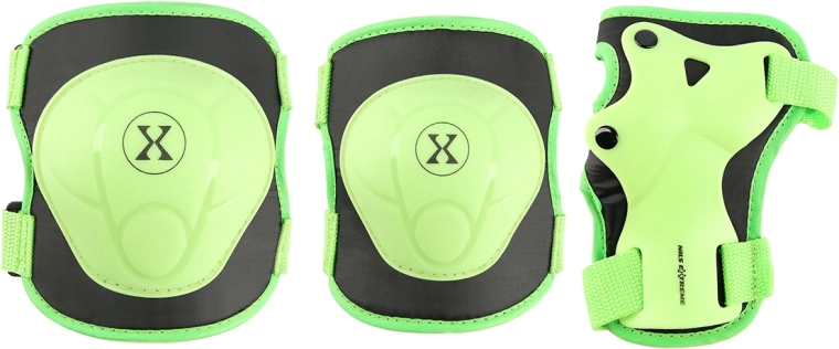 NILS Extreme H704 skating and skateboard protective gear set – green – M