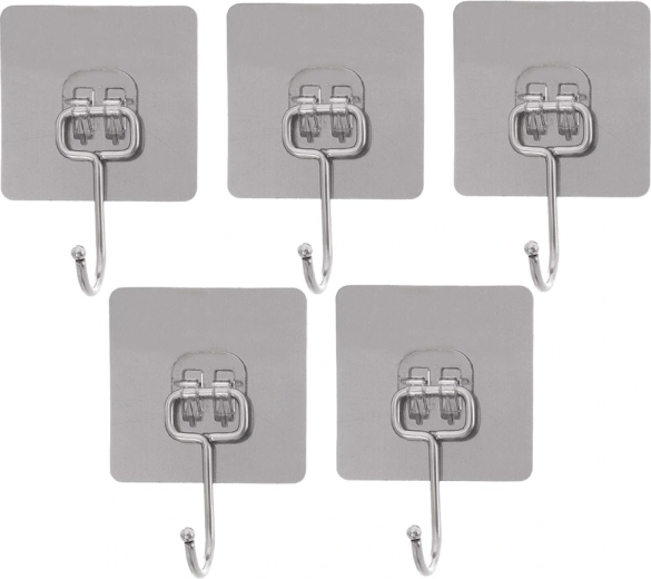 Pašlīmējoši tērauda āķīši 6,5 cm – komplekts 5 gab.