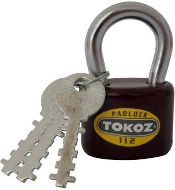 TOKOZ 112/50 padlock with 3 keys