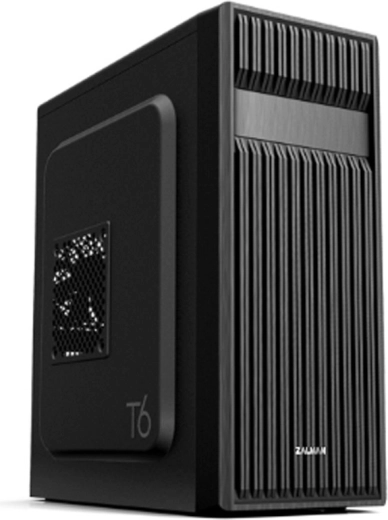 PC korpuss T6 ATX Mid Tower ar 120 mm ventilatoru un ODD