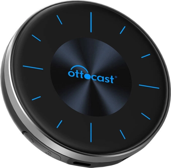 Adapteris Ottocast OtooAiBox P3 ar Android 12, HDMI un 4G LTE Android Auto un CarPlay (melns)