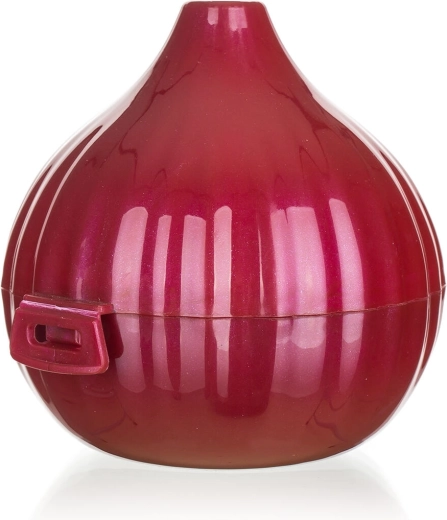 Sīpolu uzglabāšanas kārba ACCASA, plastmasa, tumši violeta 10 × 10 × 10 cm