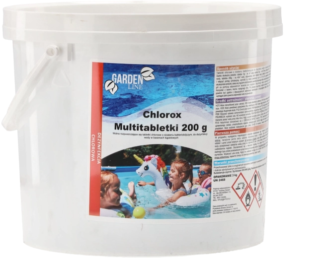 Hlora daudzfunkcionālās baseina tabletes 200 g
