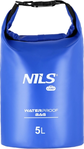 Ūdensnecaurlaidīgs maiss Nils Camp 5 l, zils