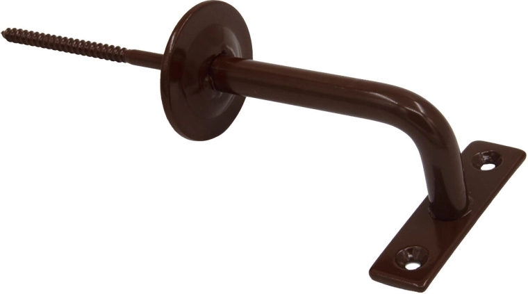 Classic brown stair handrail bracket