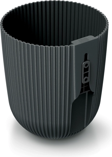 Sienas puķupods Milly Wall 14,6 cm – ogļu krāsā