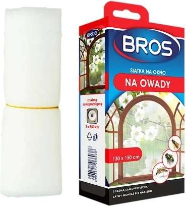 BROS insektu tīkls logiem 150 × 180 cm – Balta