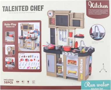 Kids' kitchen with water and light effects 84 cm