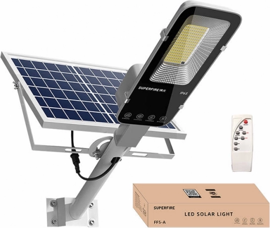 Superfire saules ielu lampa, 63 W, 500 lm, ar tālvadību