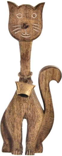 Mango cat with bell 10 × 4 × 30 cm