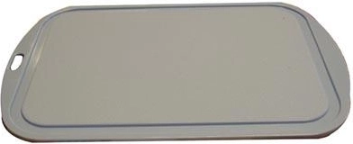 Kitchen plastic cutting board 34 × 23 cm, rounded, mix of colors