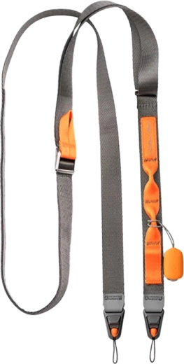 PGYTECH LinkGo phone strap with dual mount, gray