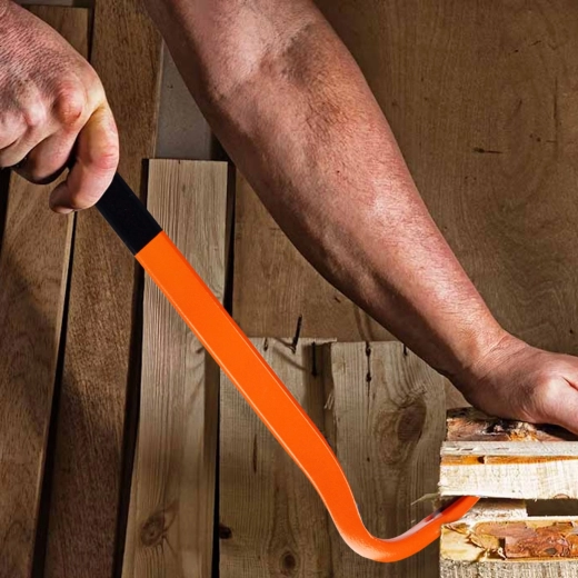 Curved end for improved leverage